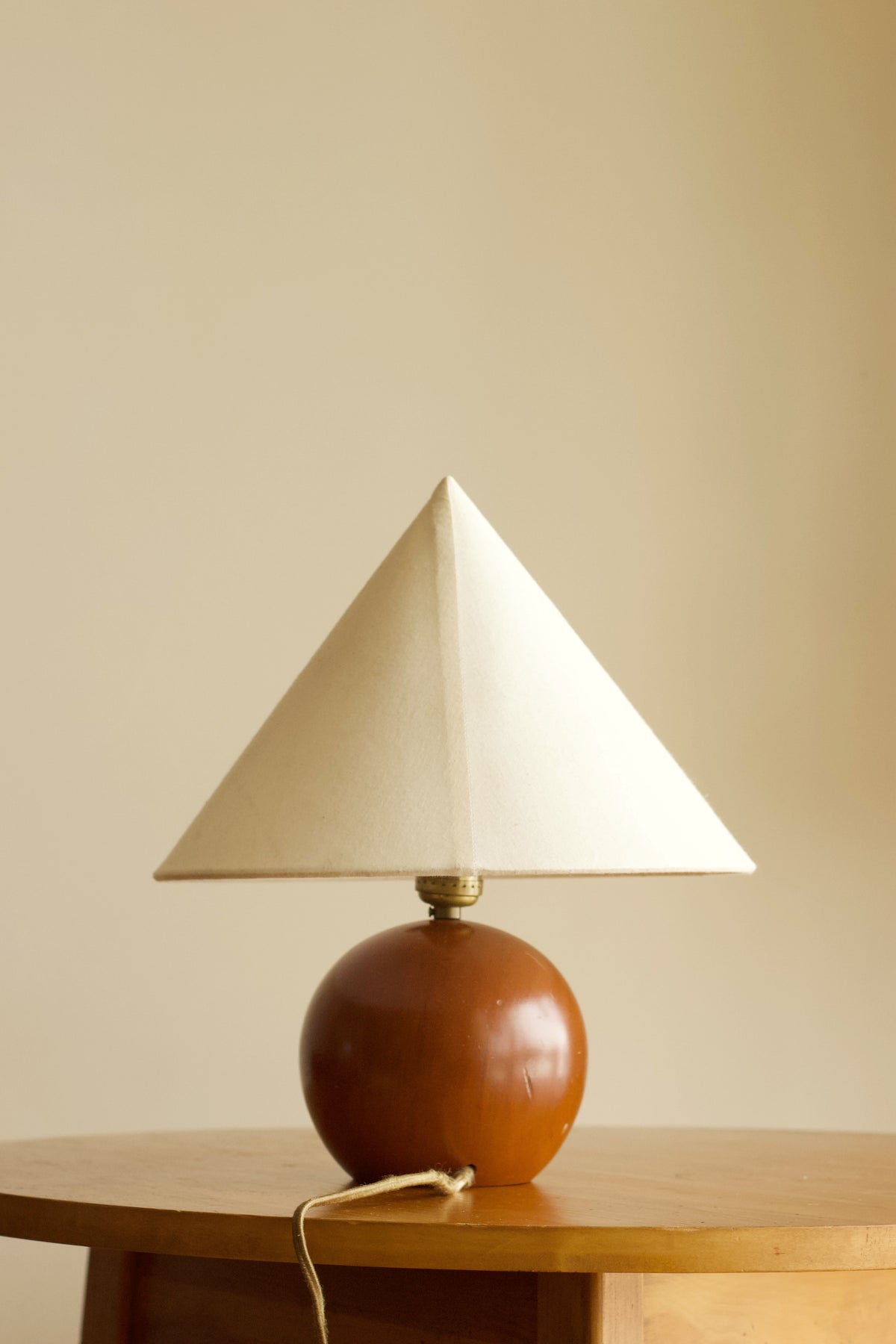 Sculptural Orb Table Lamp