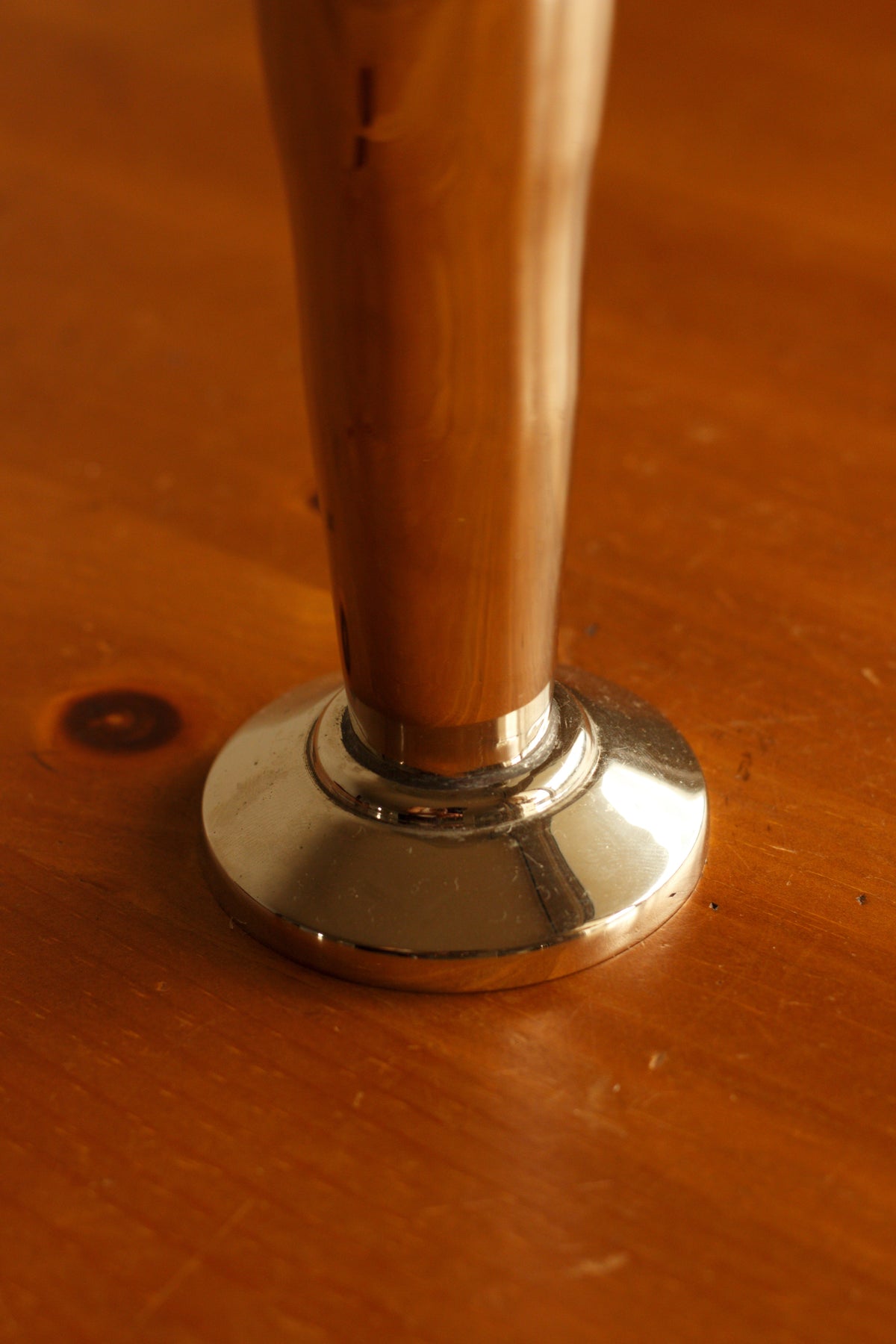Silver-Plated Trumpet Vase