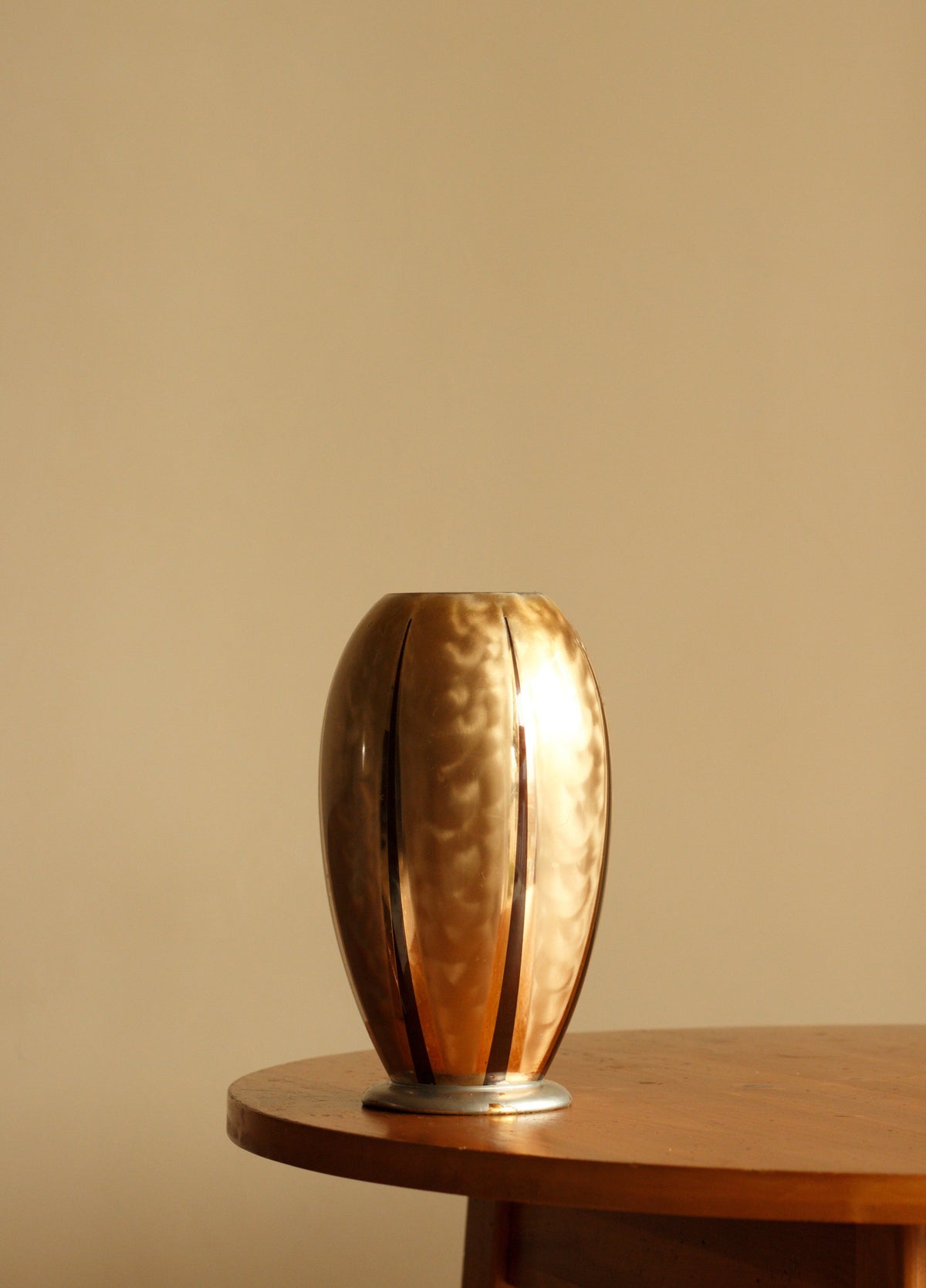 Art Deco Silverplate Vase
