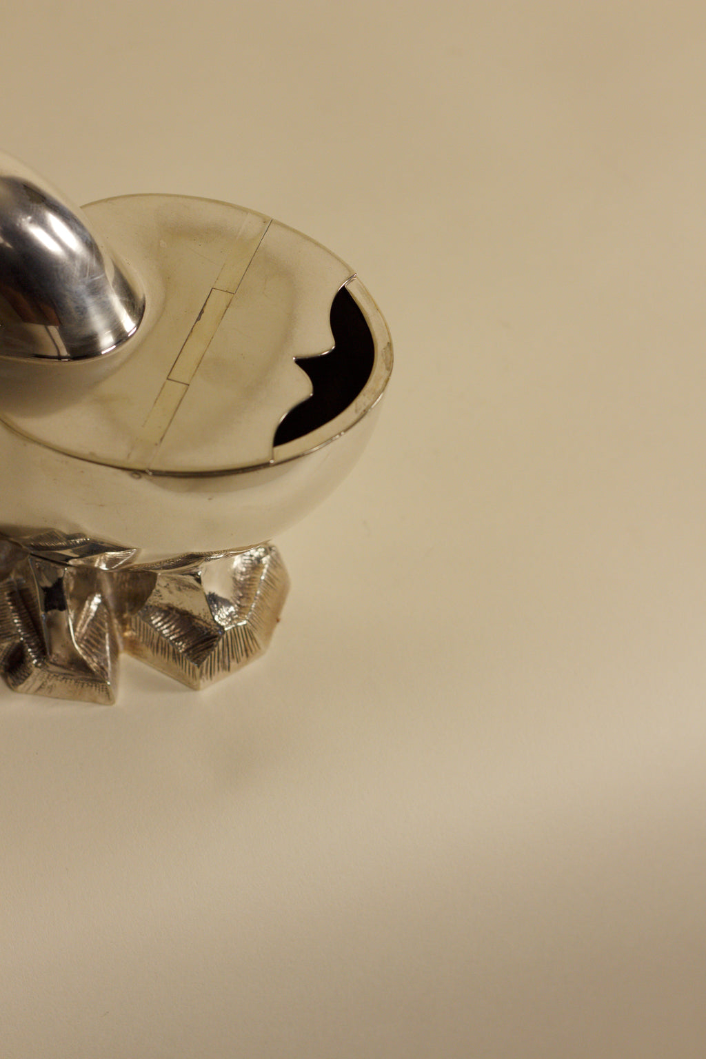 Nautilus Shell Silver-Plated Spoon Warmer