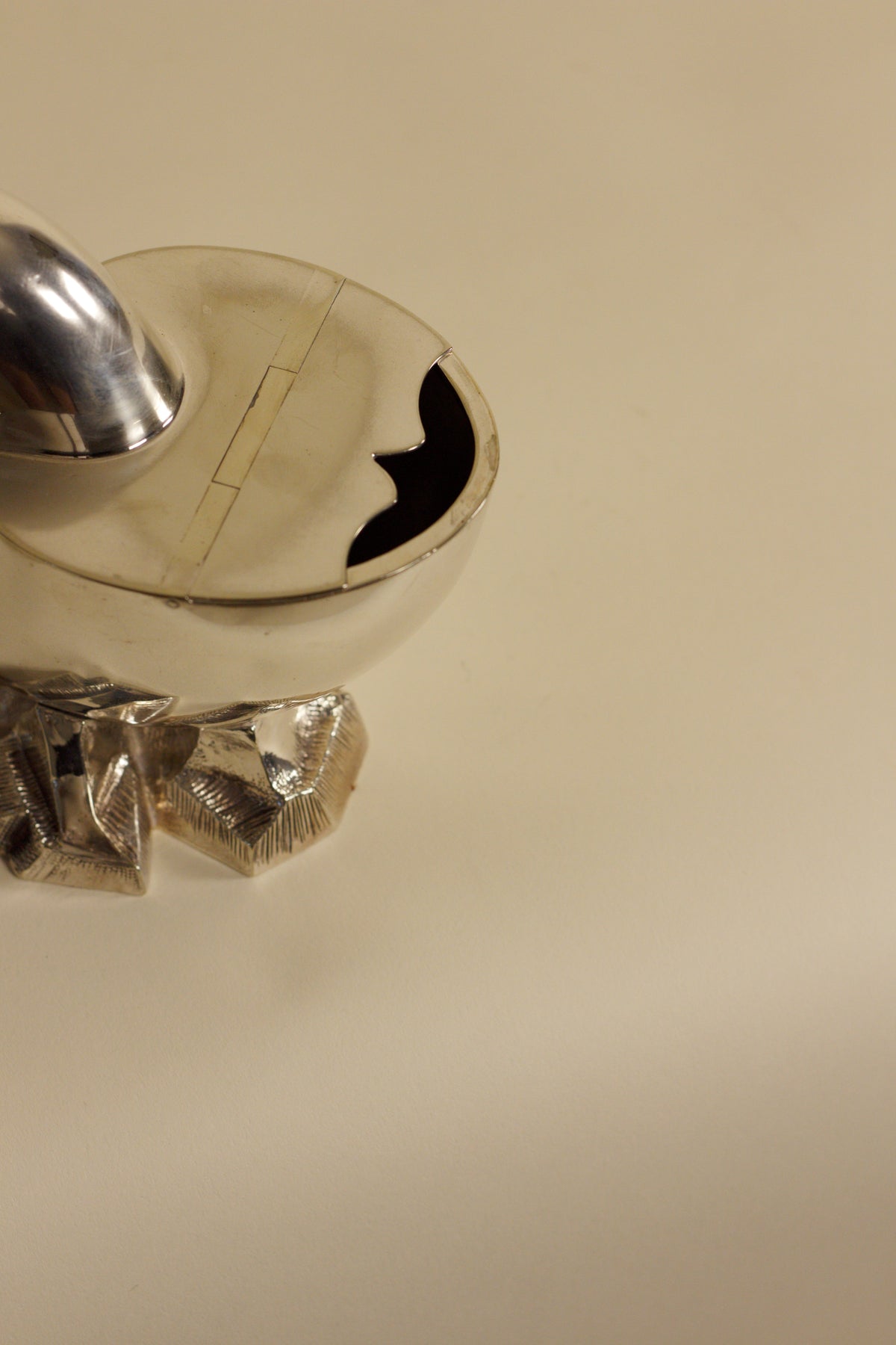 Nautilus Shell Silver-Plated Spoon Warmer
