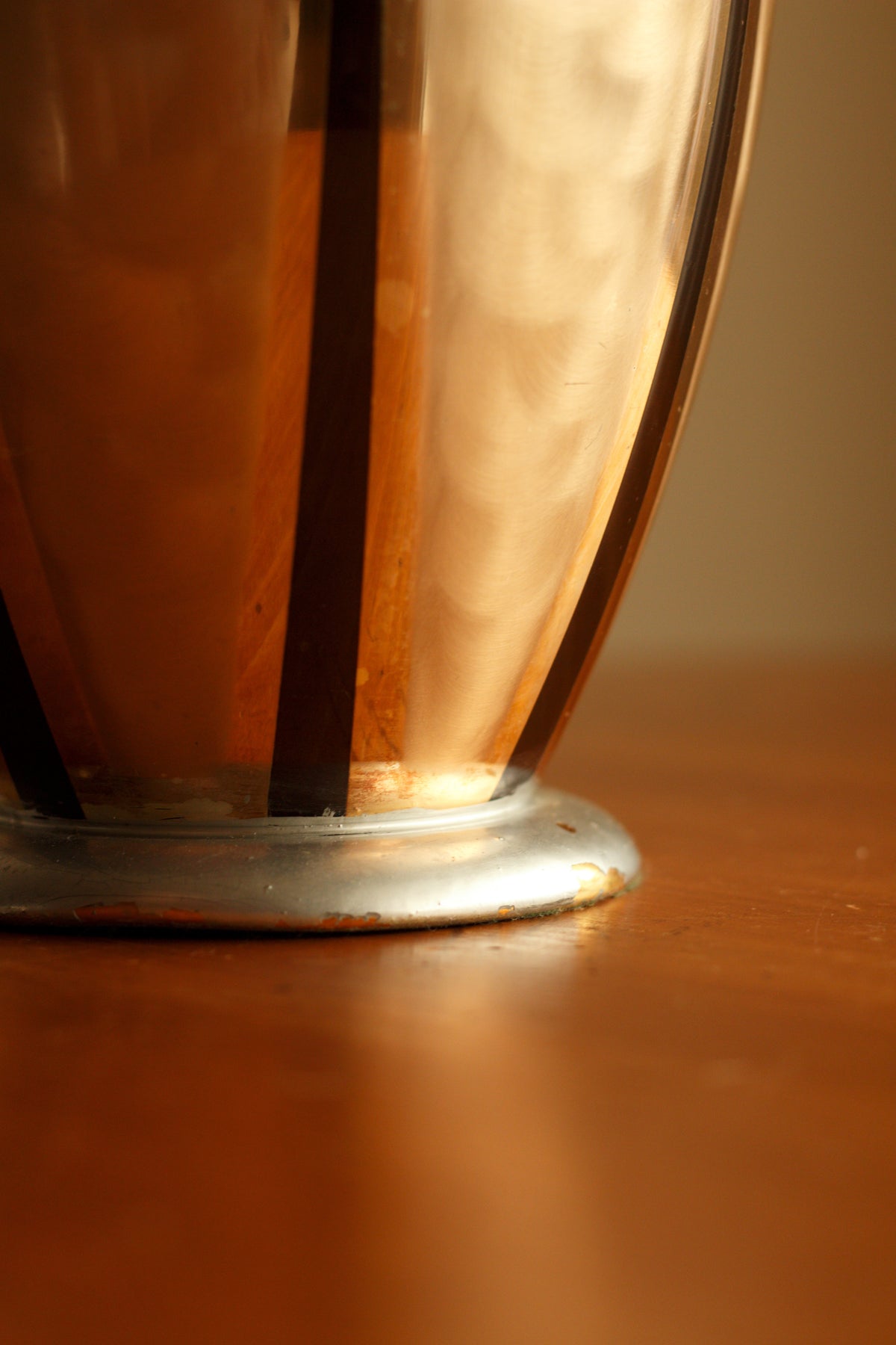 Art Deco Silverplate Vase