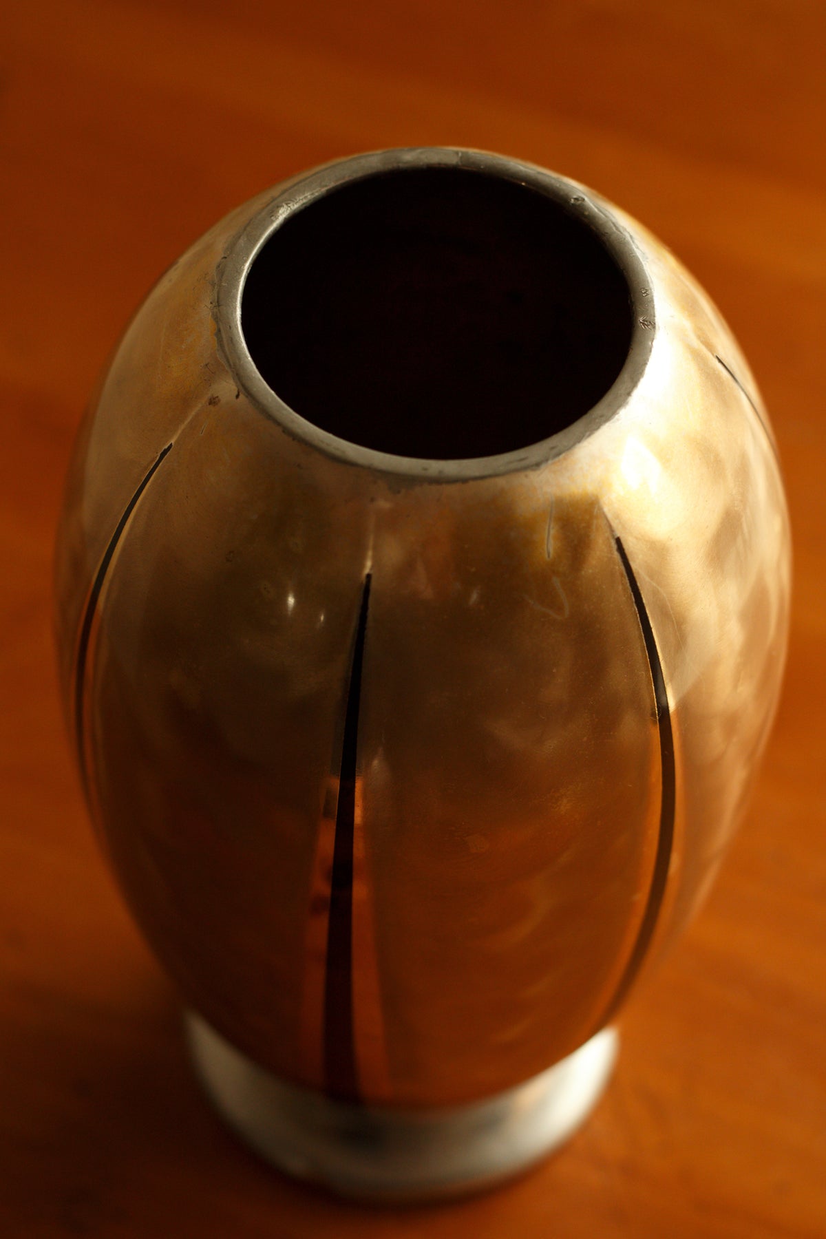 Art Deco Silverplate Vase