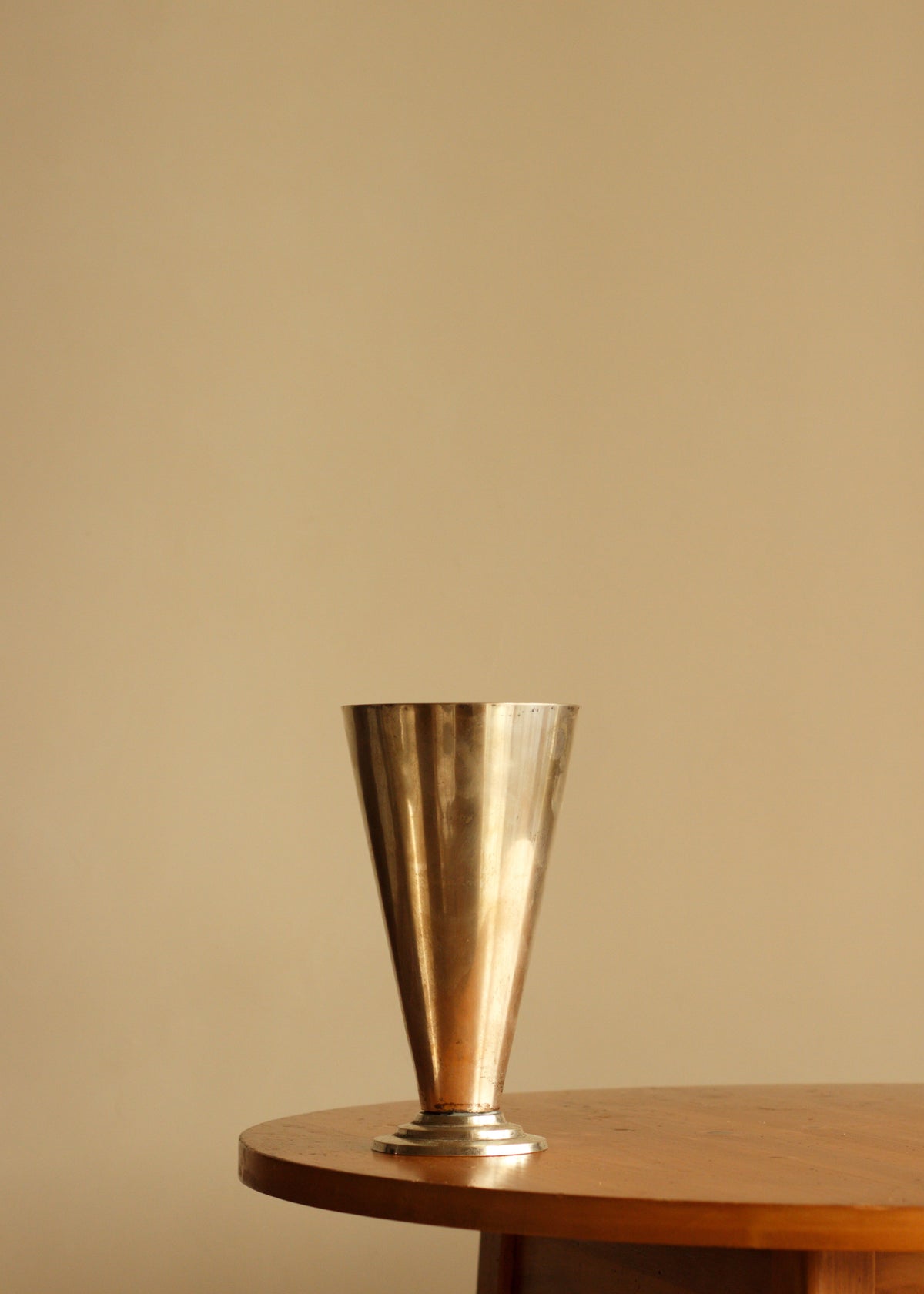 Art Deco Stepped Conical Vase