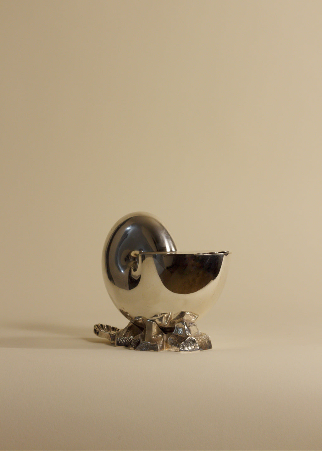 Nautilus Shell Silver-Plated Spoon Warmer