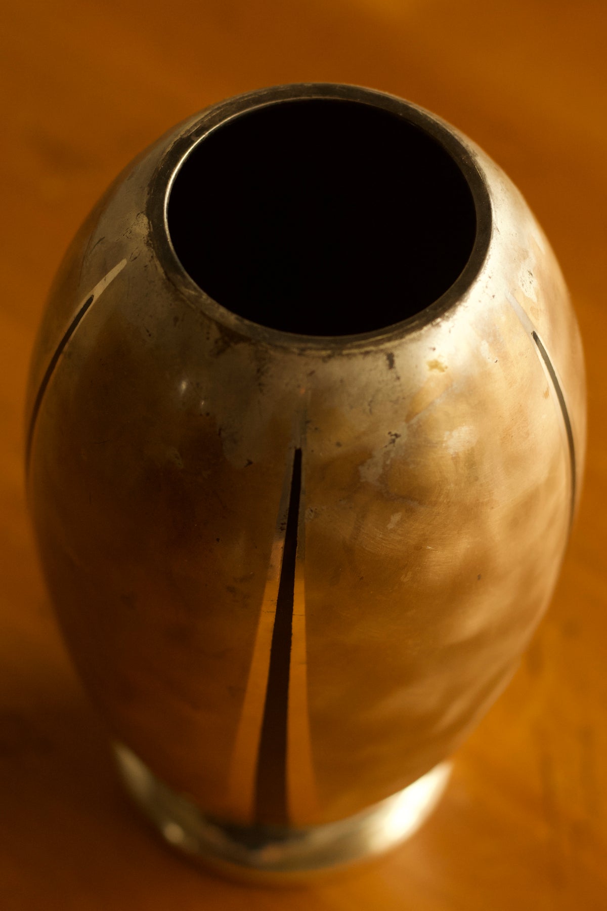 Art Deco Silverplate Vase