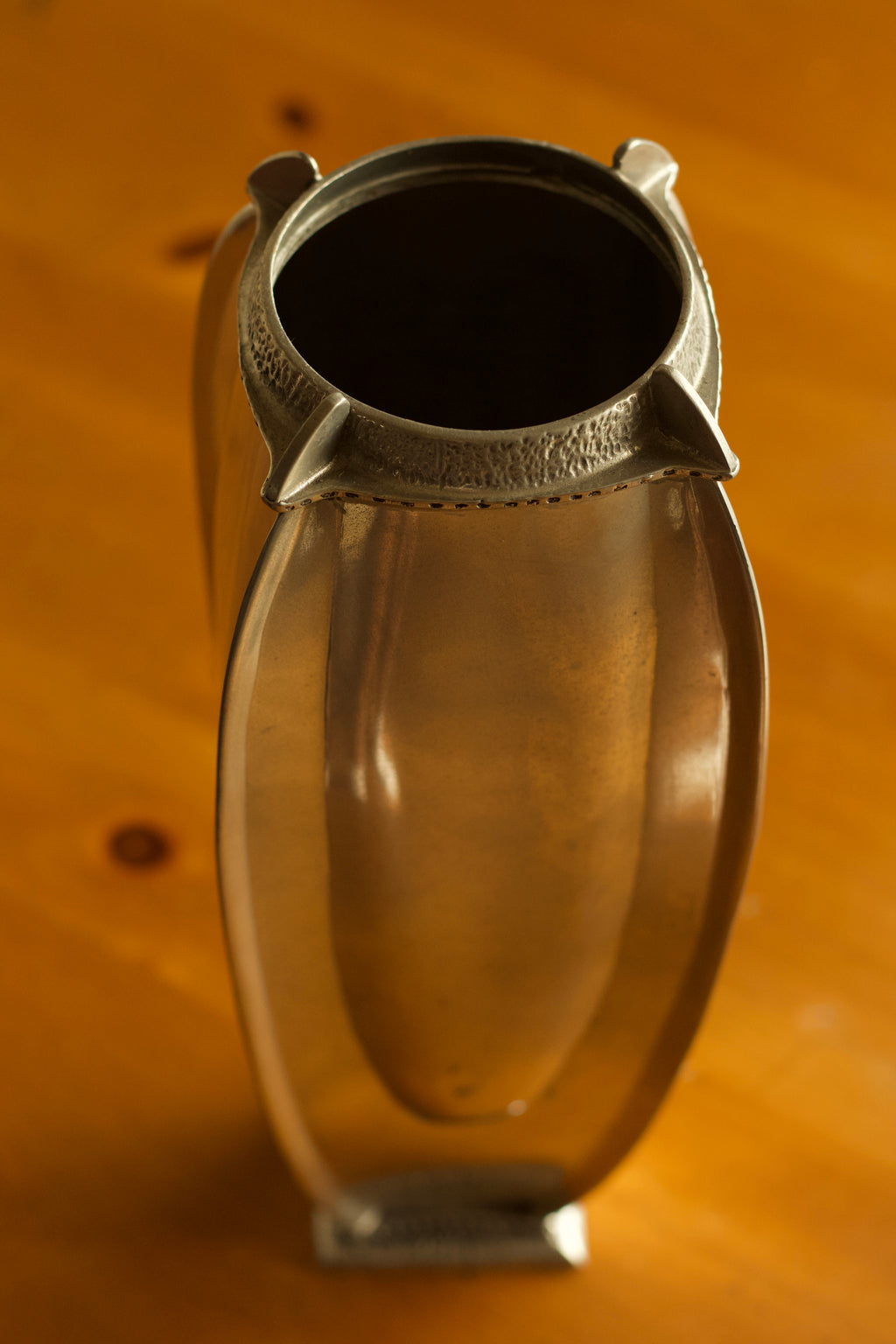 Sculptural Silver Vase