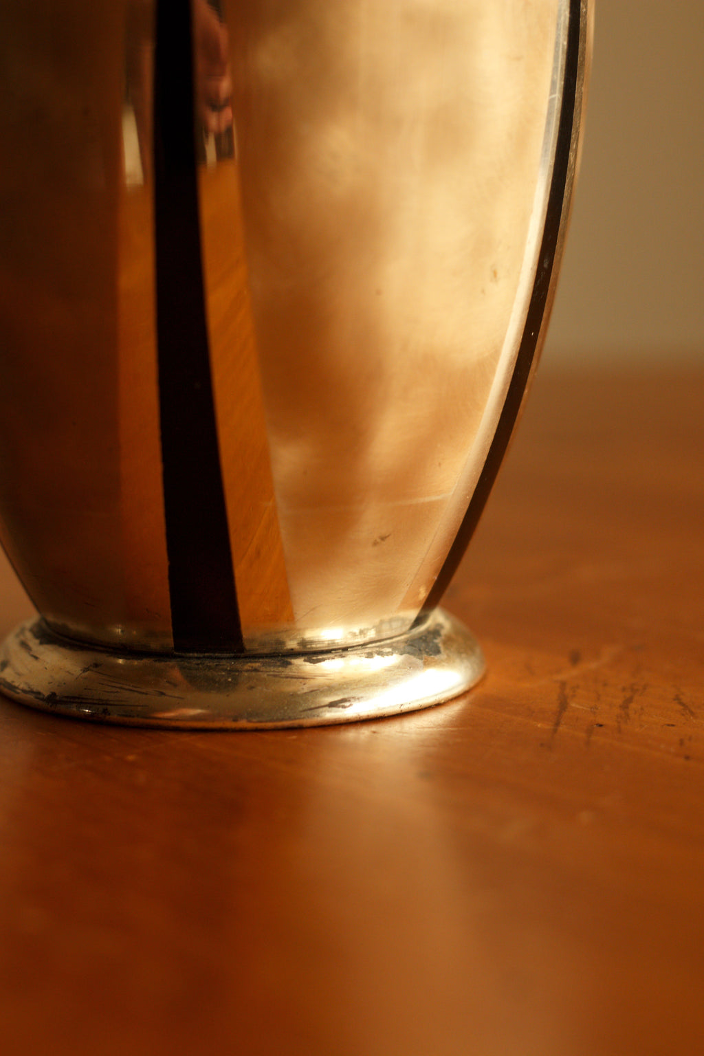 Art Deco Silverplate Vase
