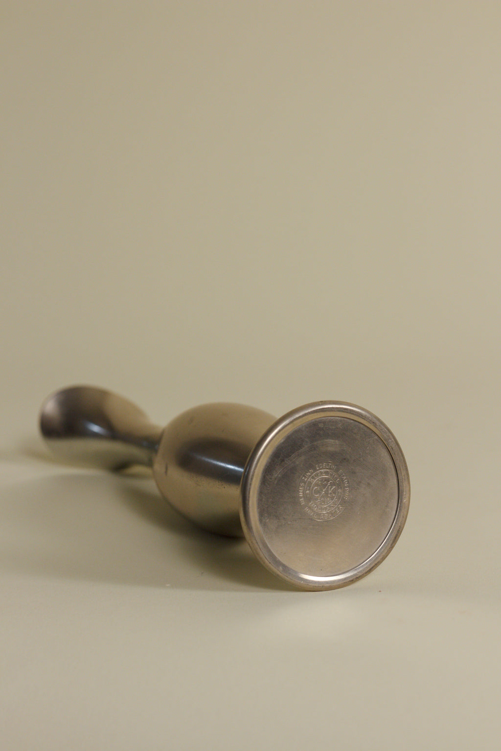 Sculptural Pewter Pitcher