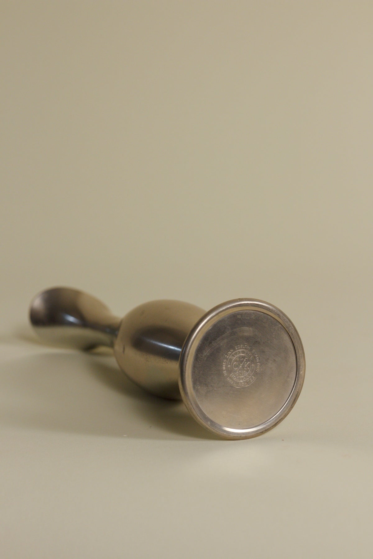 Sculptural Pewter Pitcher