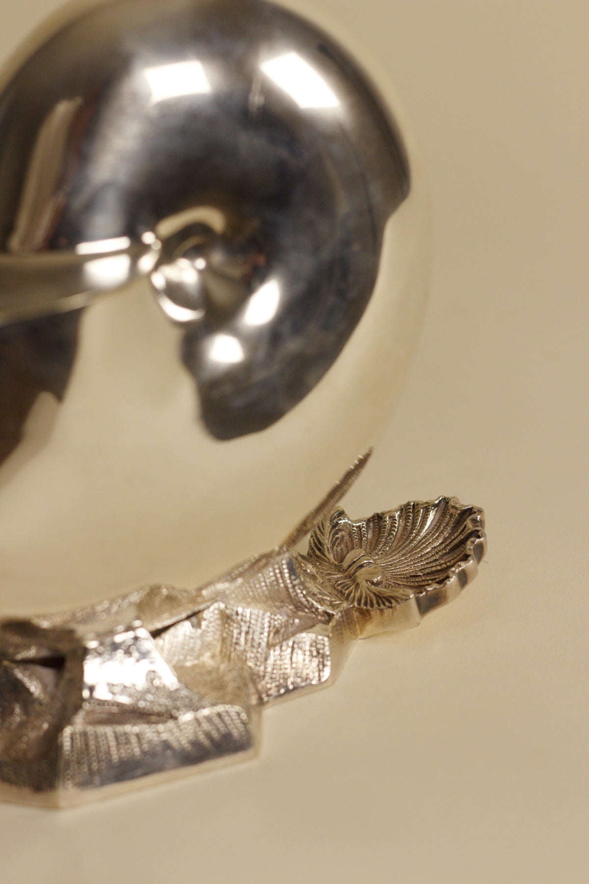 Nautilus Shell Silver-Plated Spoon Warmer