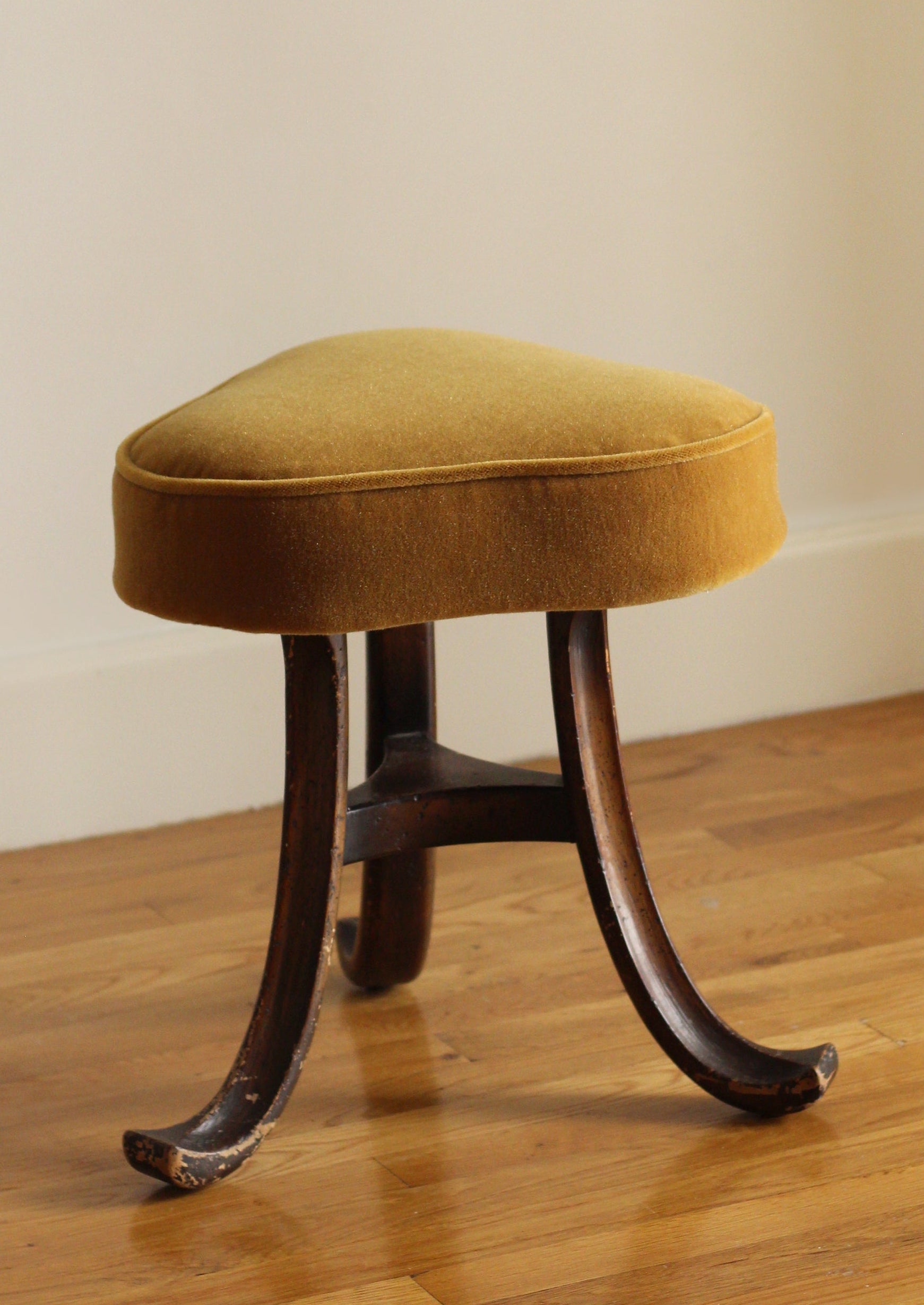 Sculptural Ottomans, Pair
