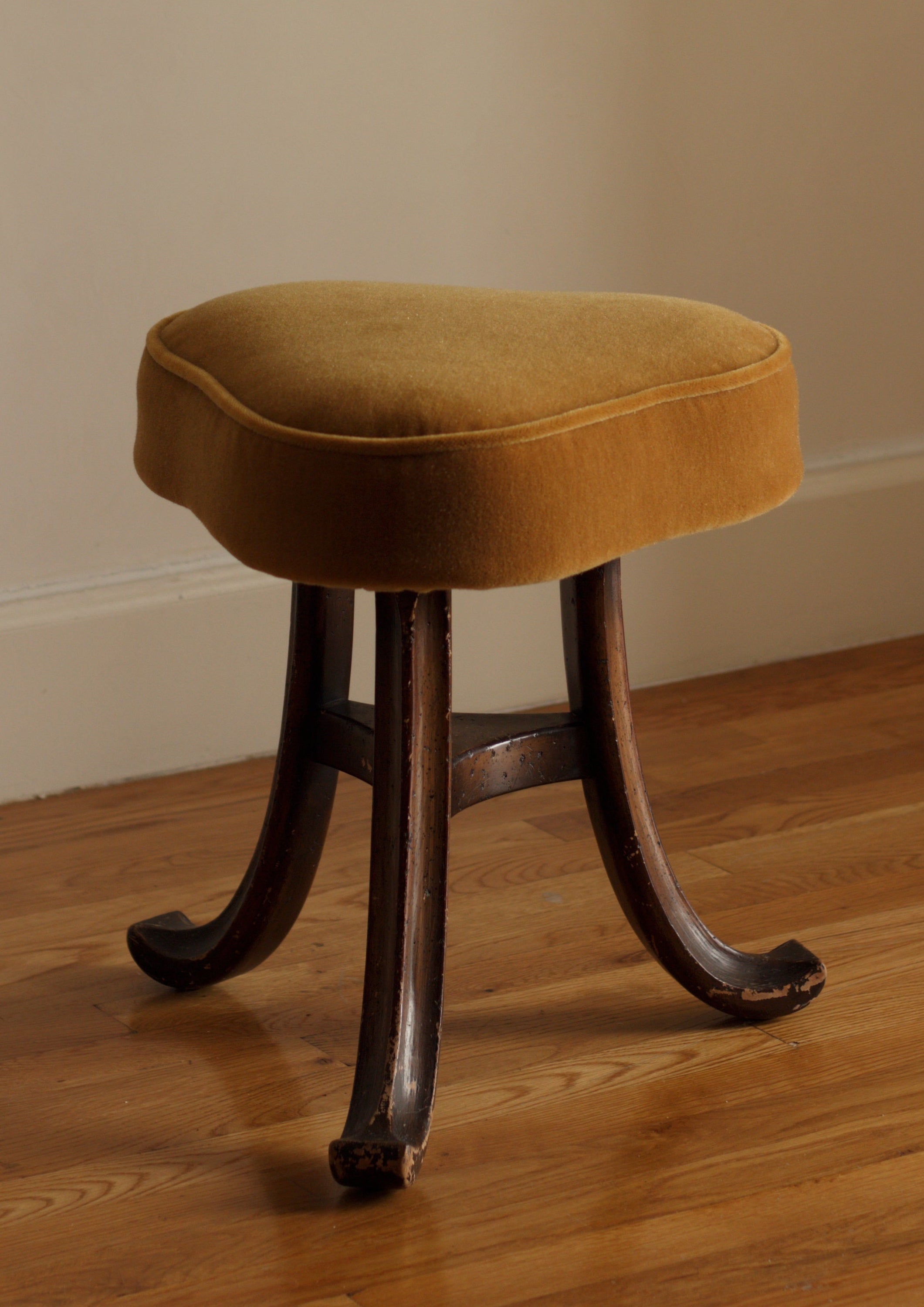 Sculptural Ottomans, Pair