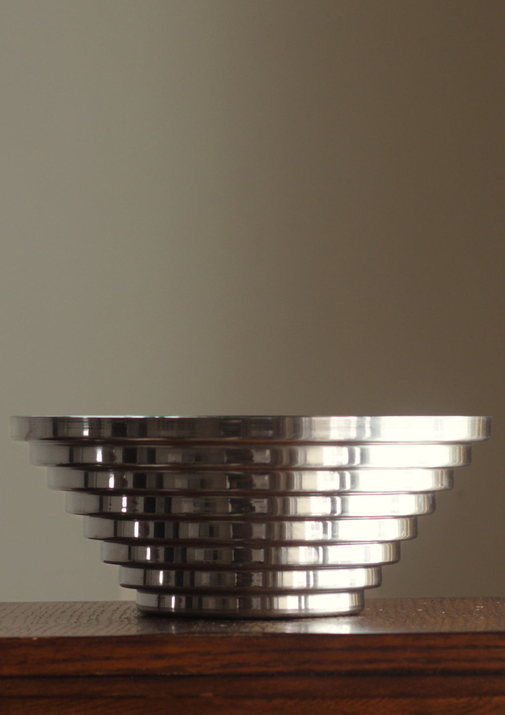 Stainless Steel Bowl, c. 1980s, Mann