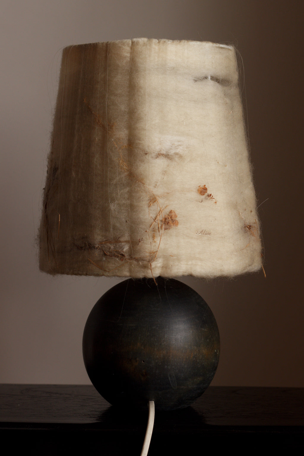 Vintage sphere lamp