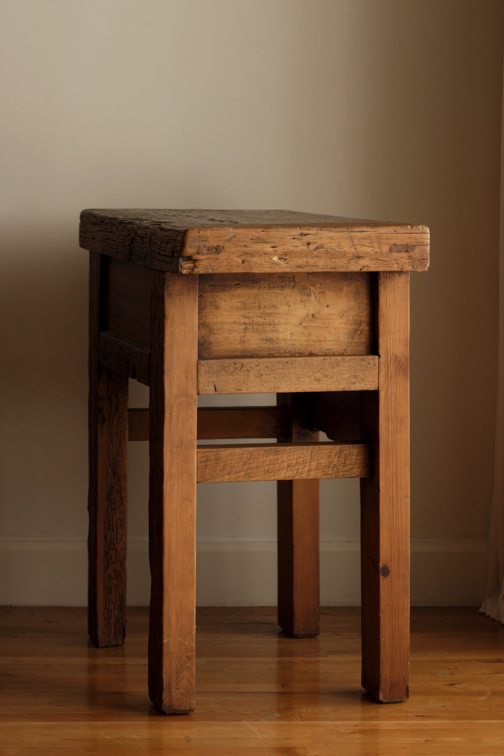 Vintage Carved Wood Table