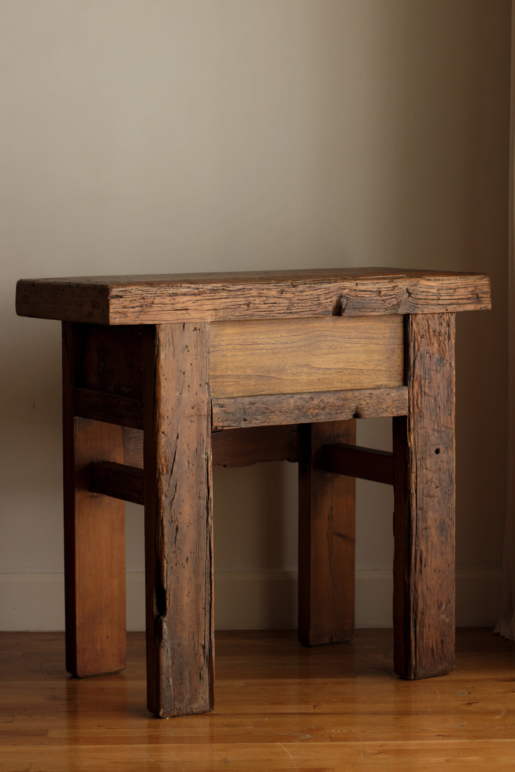 Vintage Carved Wood Table