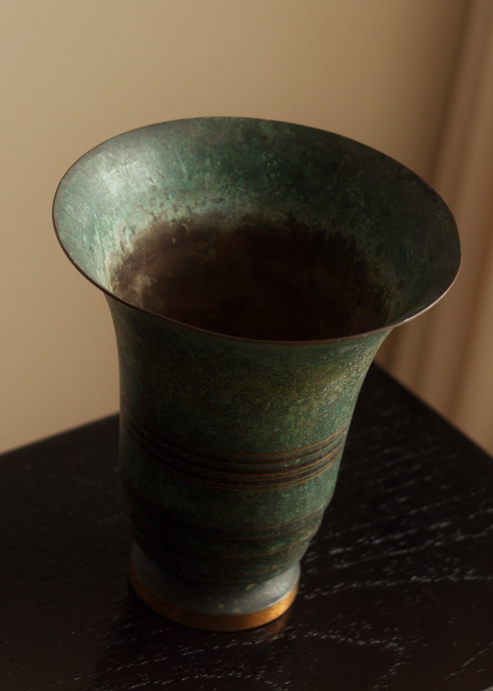 Verdigris Bronze Vase