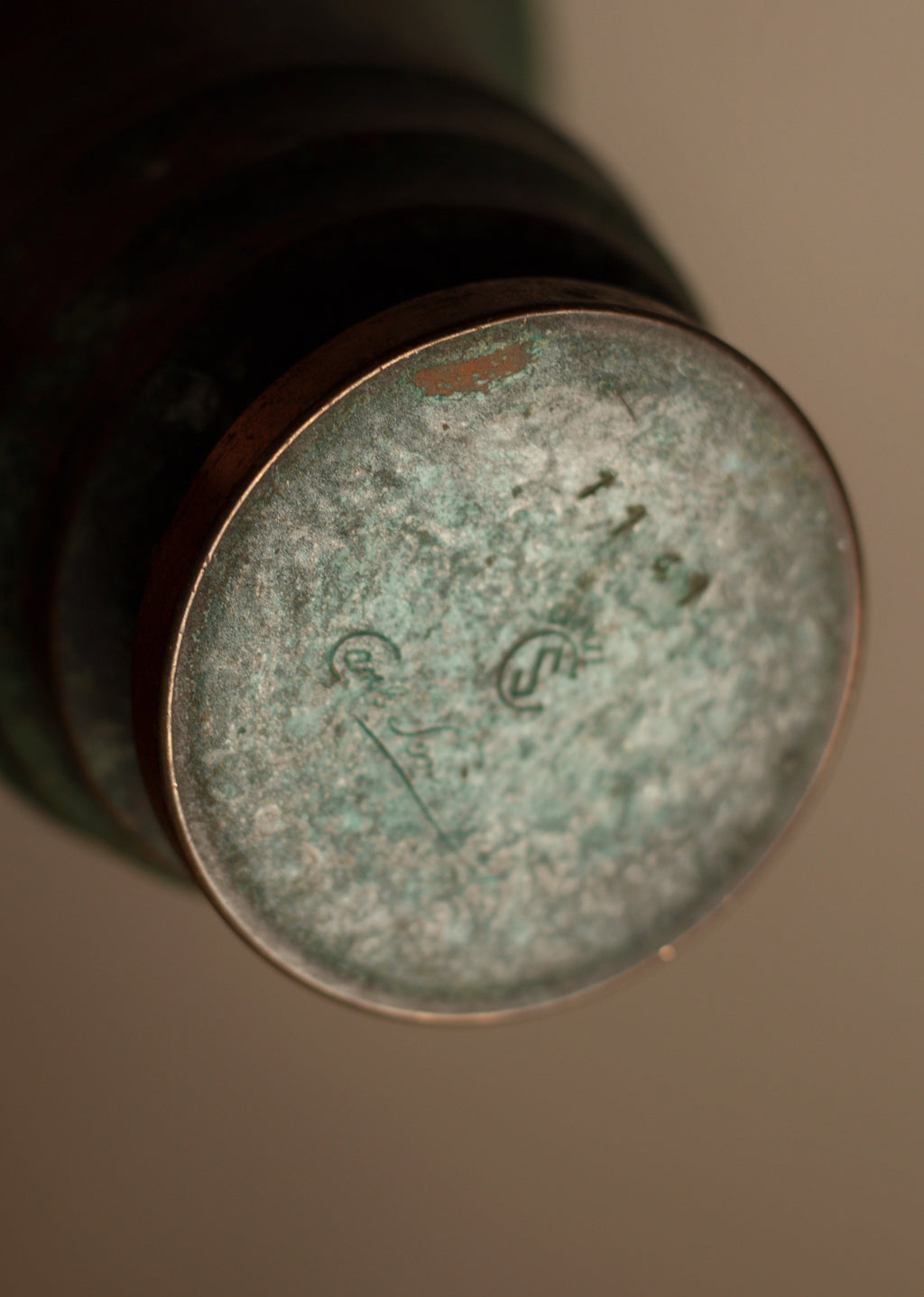 Verdigris Bronze Vase