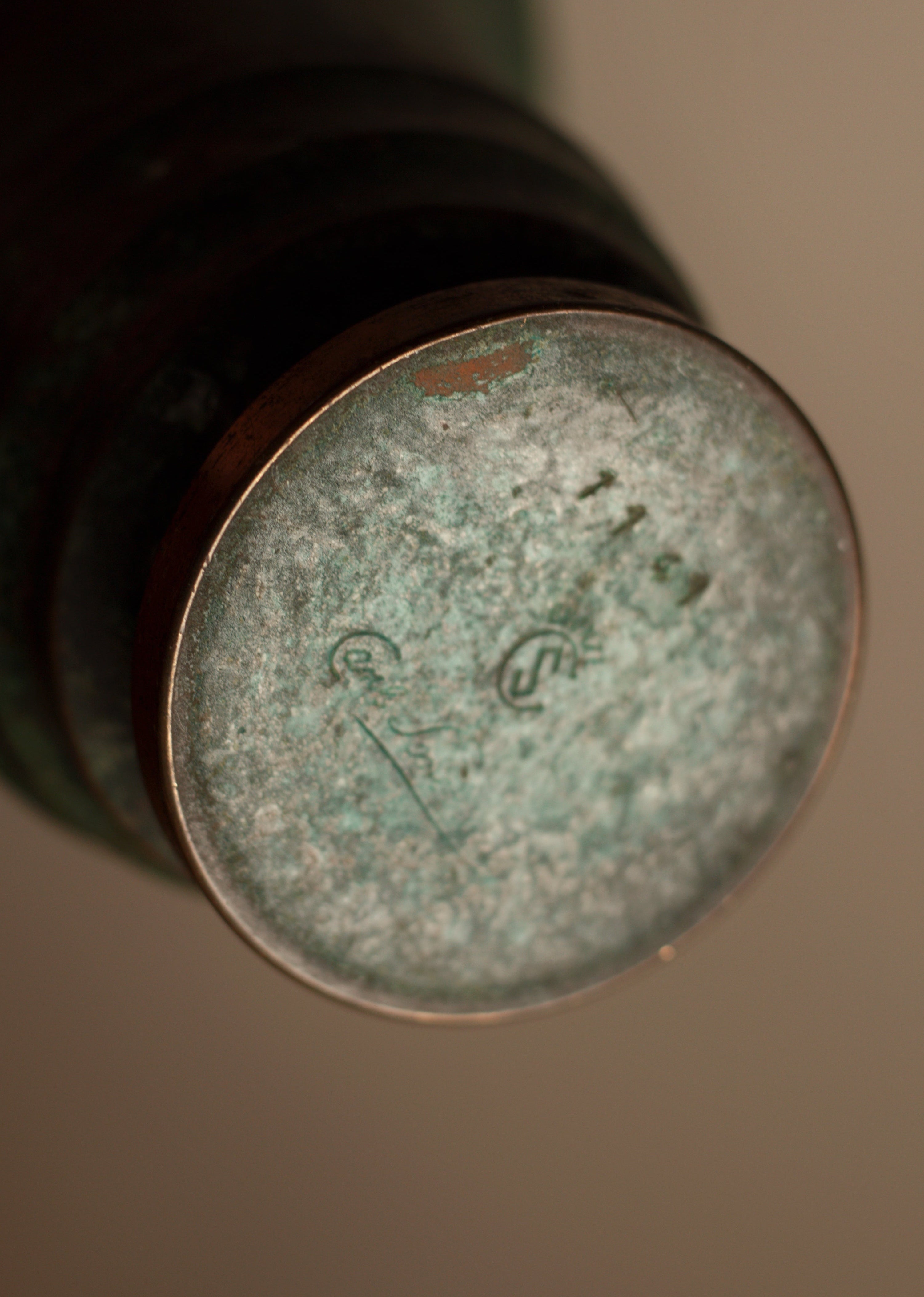 Verdigris Bronze Vase