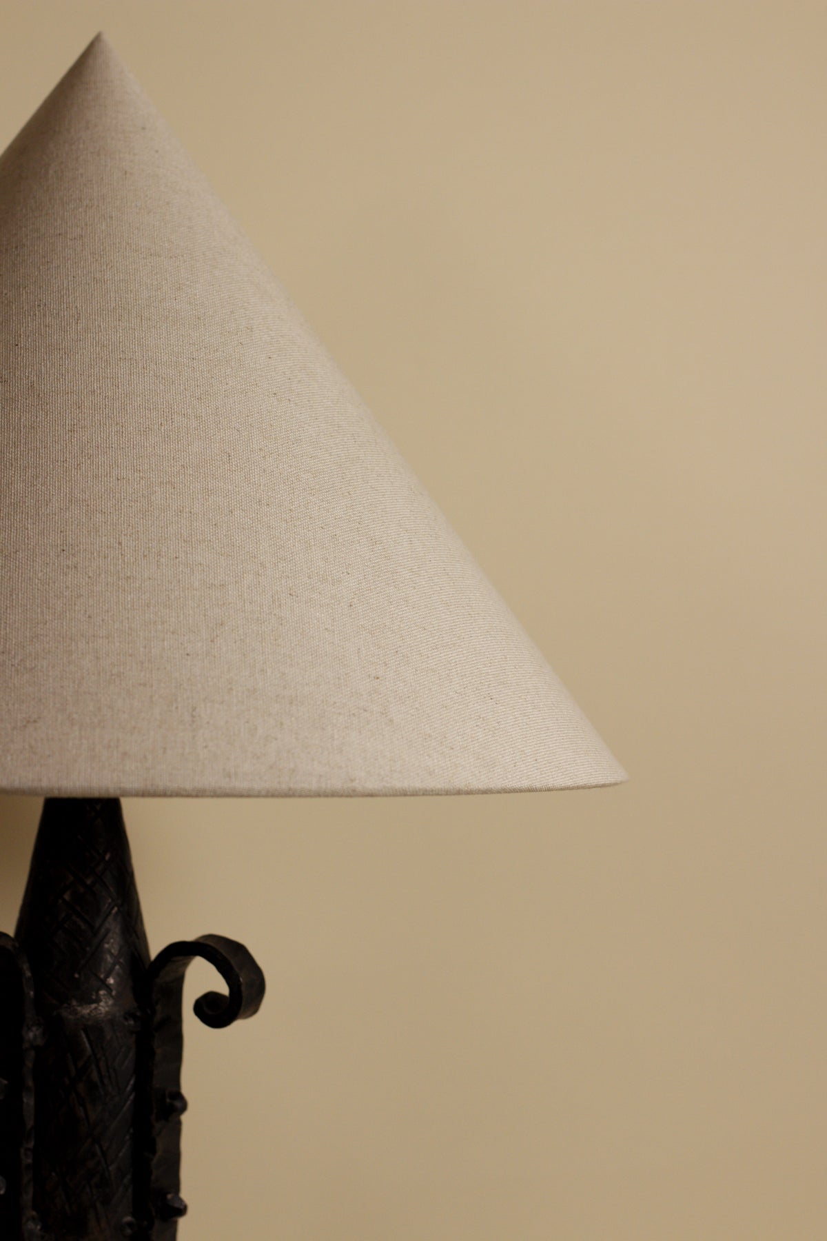 French Art Deco Hand-Forged Lamp