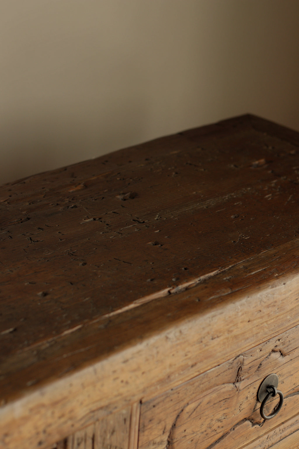 Vintage Carved Wood Table