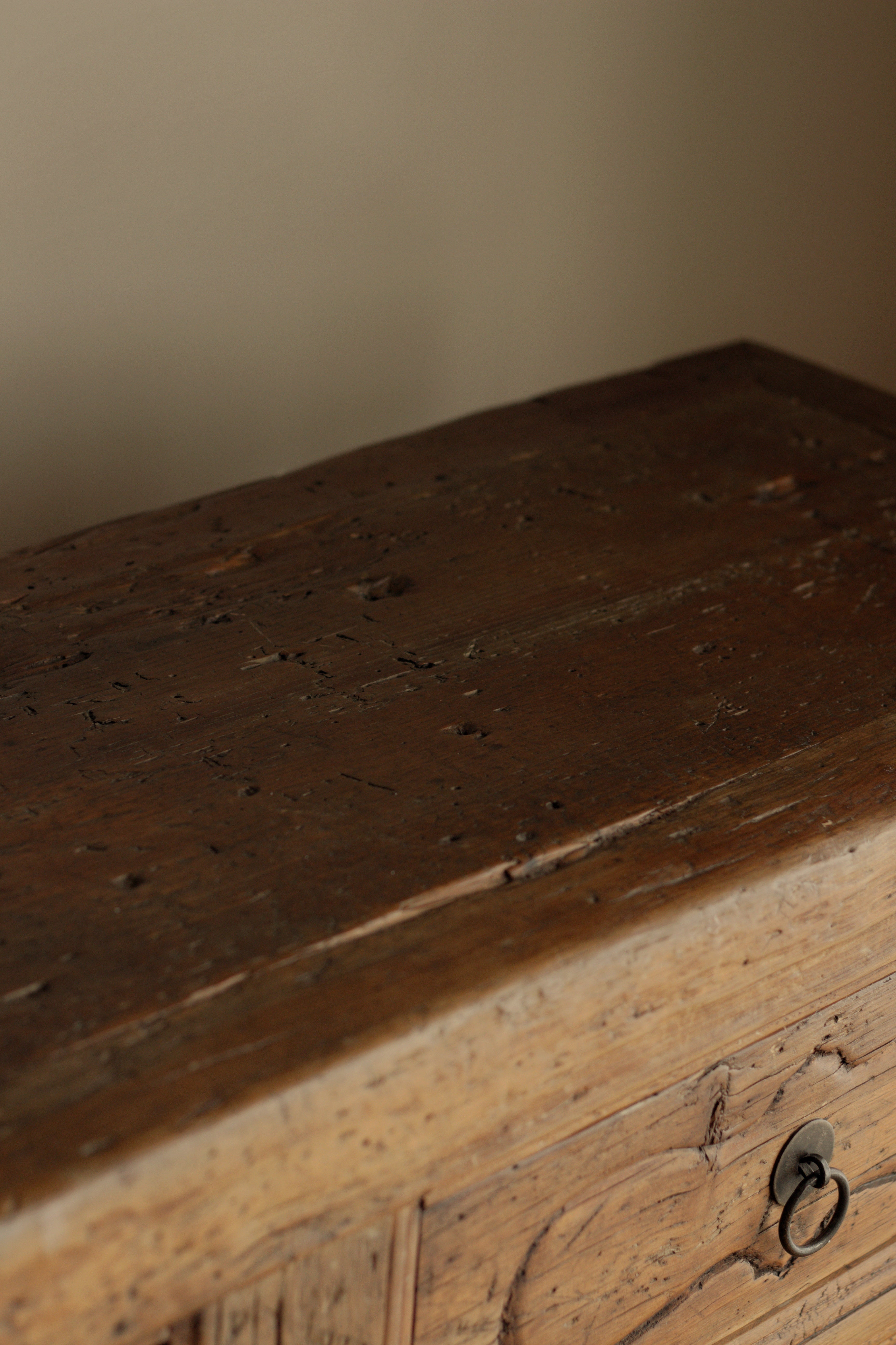 Vintage Carved Wood Table